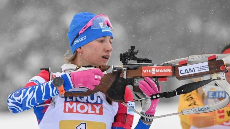 Чемпионка мира по биатлону россиянка32