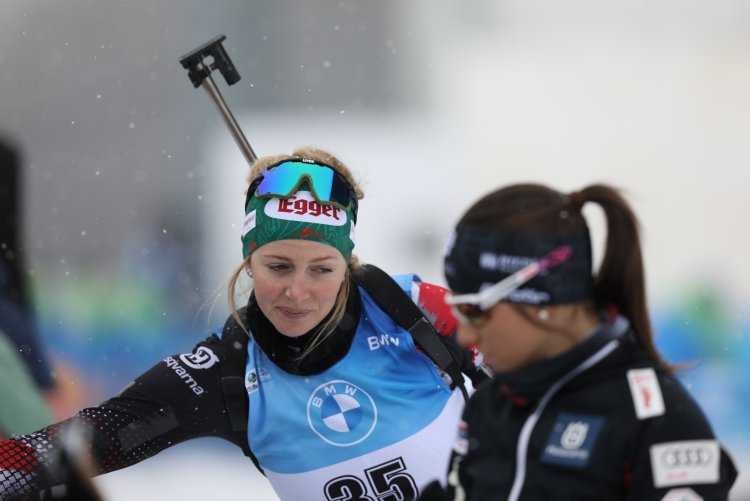 Австрийские биатлонистки