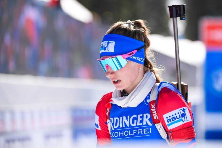 Светлана Миронова биатлон в платье