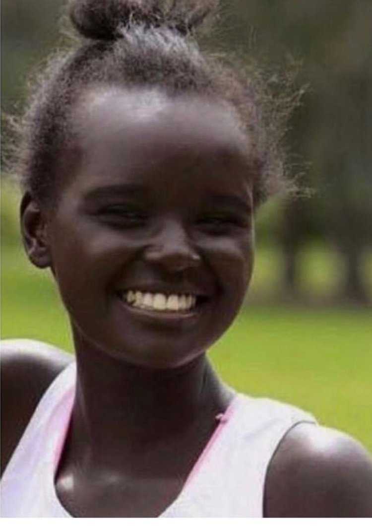 Негр на лице Луки девушки