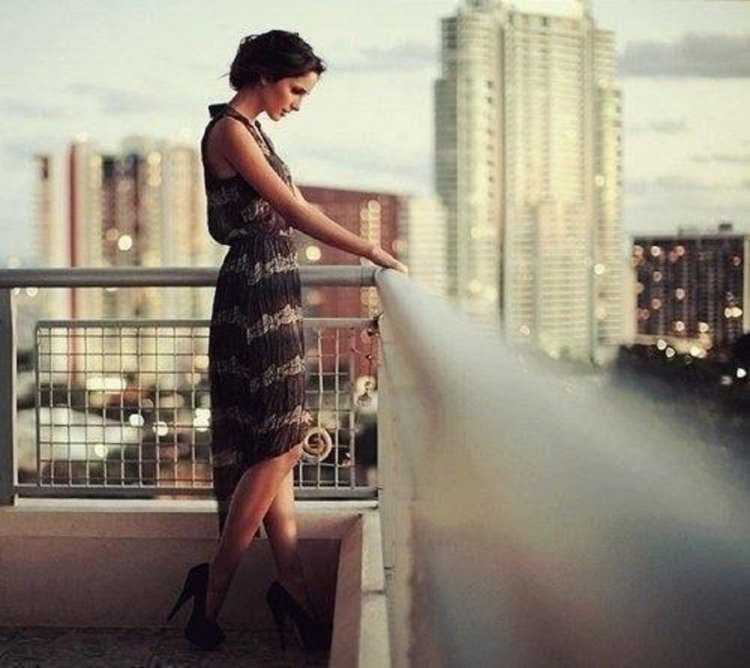 Фотосессия на балконе
