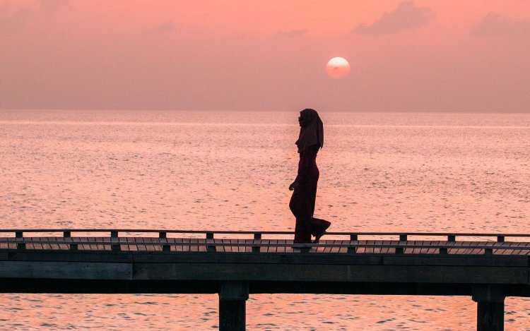 Девушка на мосту