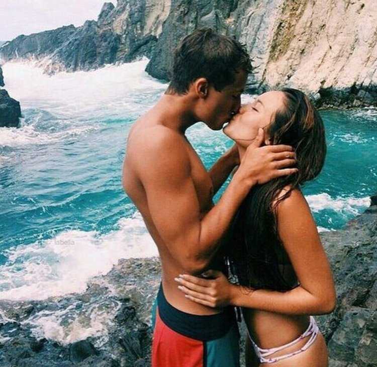 Фотосессия с парнем на море