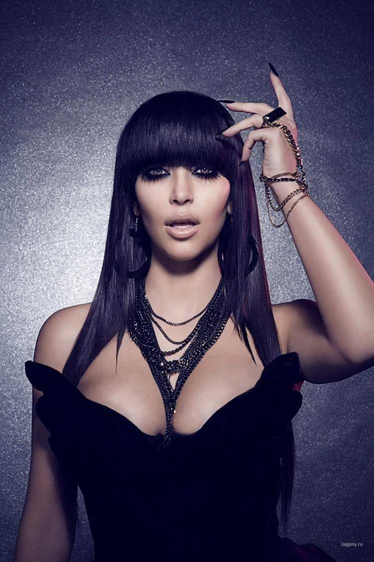 Модели с челкой