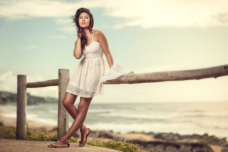 Девушка лето