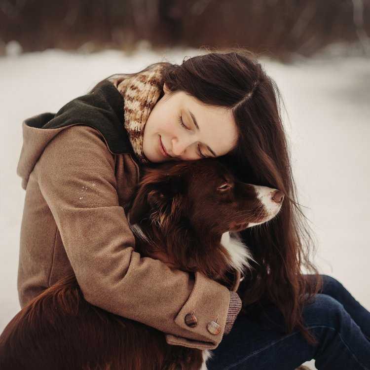 Уличная фотосессия с собакой