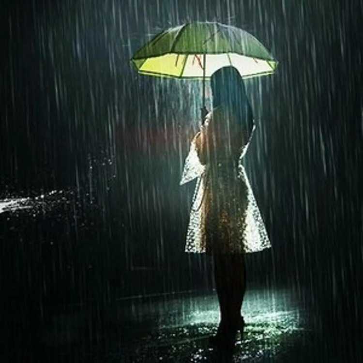 Девушка с зонтом брюнетка37