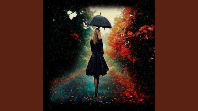 Девушка с зонтом брюнетка39