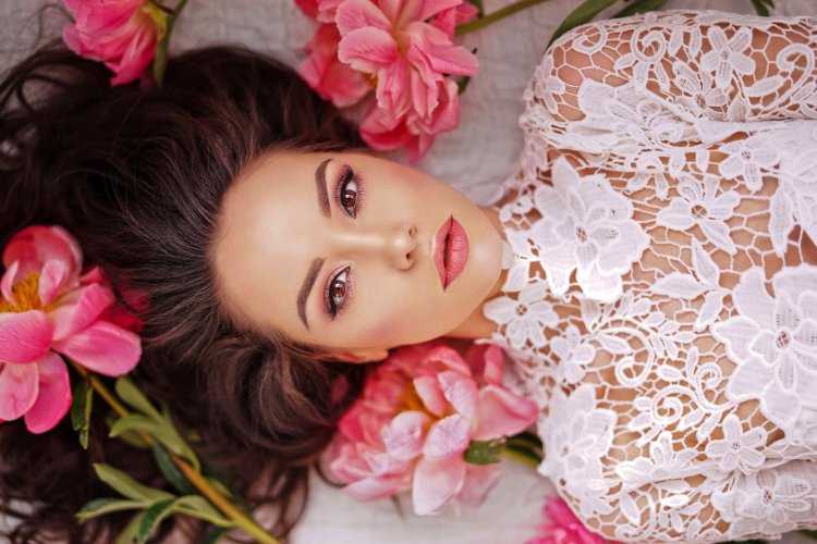 Портрет в цветах