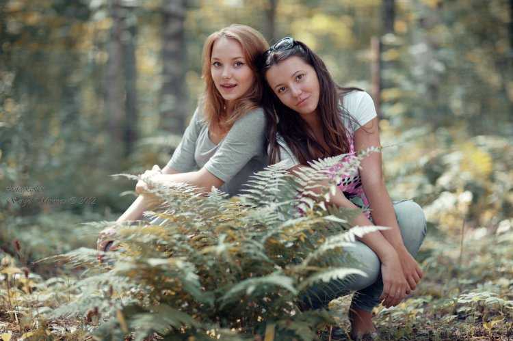 Фотосессия подруг