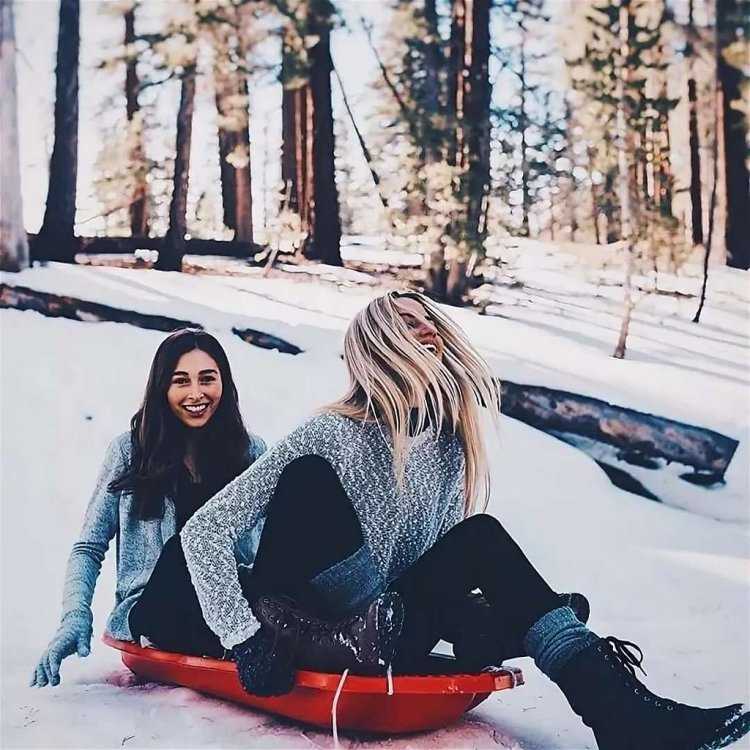 Подружки зимой