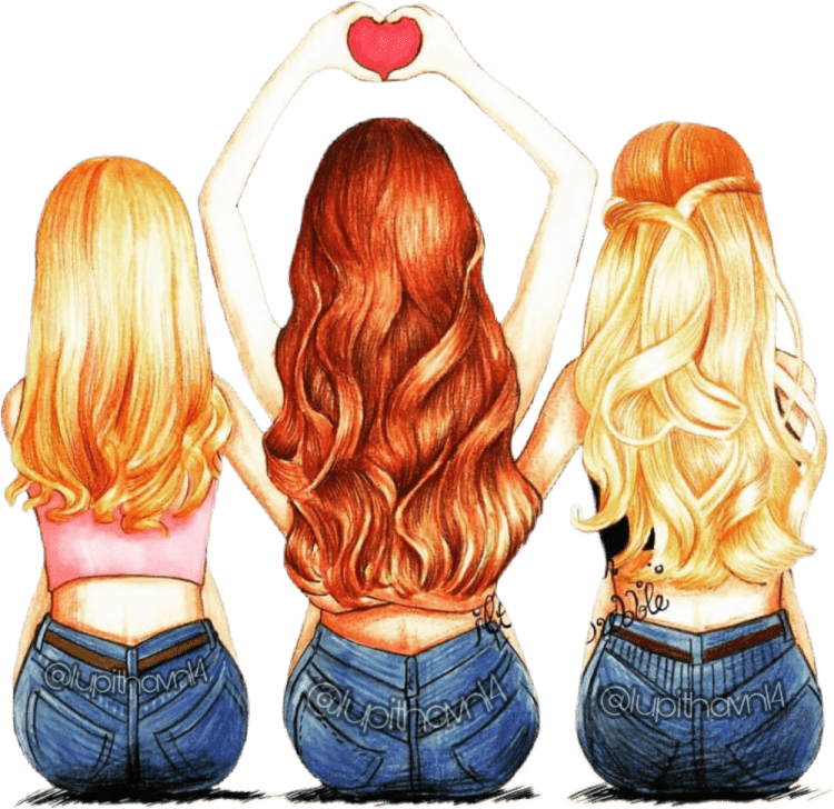 Две подруги рыжая и брюнетка34
