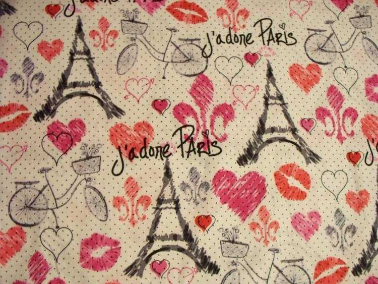 Фон Париж паттерн