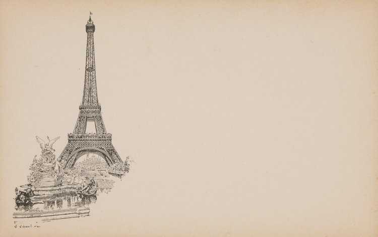 Рамка в парижском стиле