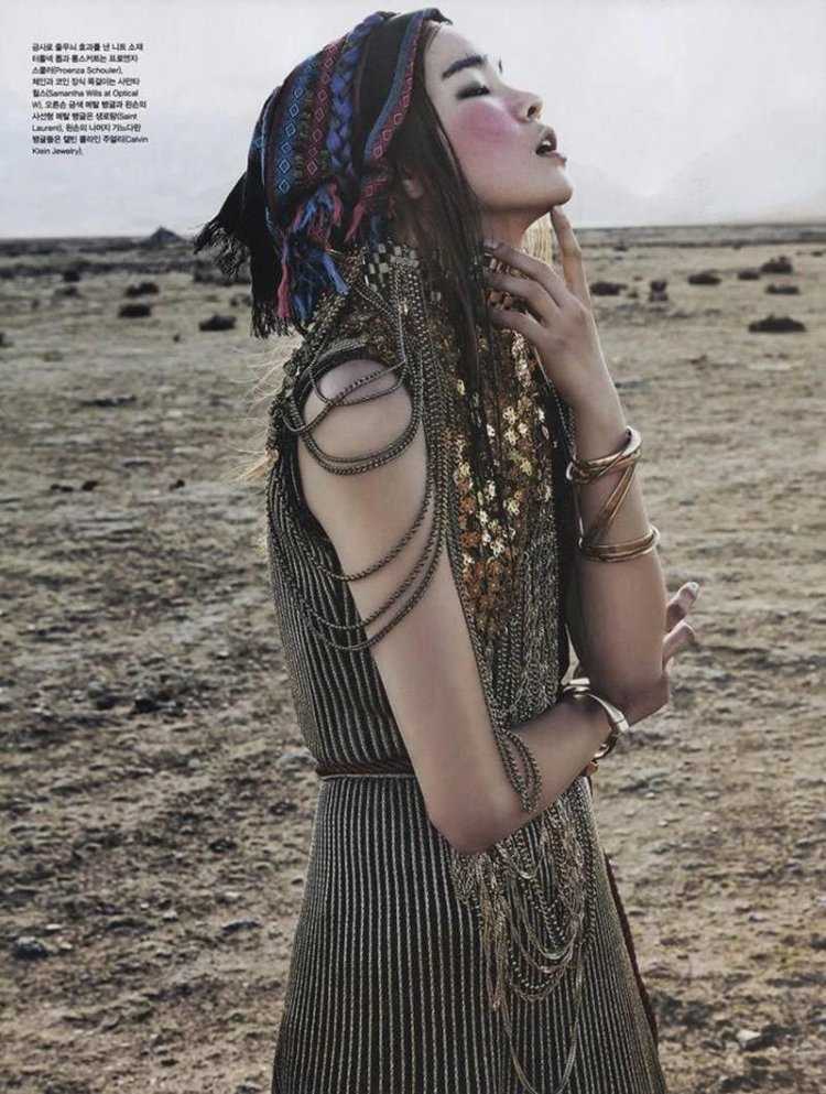 Vogue этно фотосессии