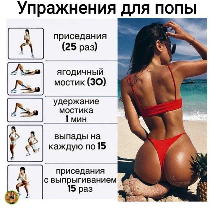 Упражнения для красивых ягодиц