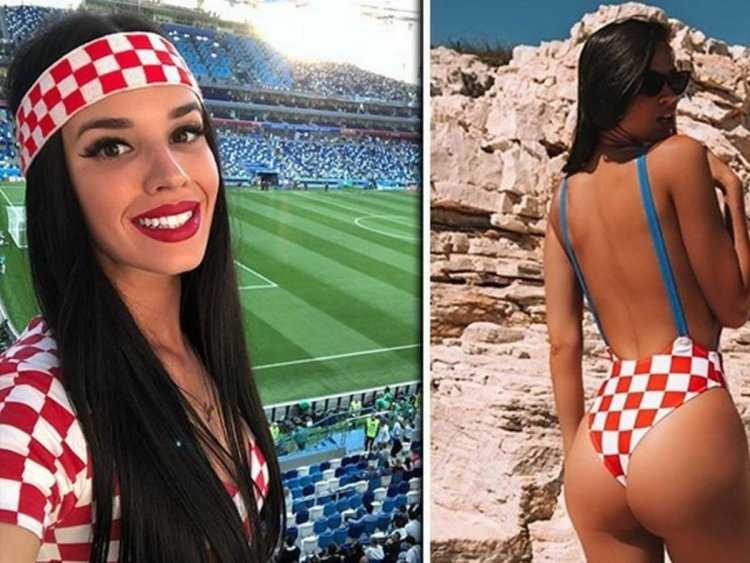 Болельщица Хорватии Ивана Кнолл