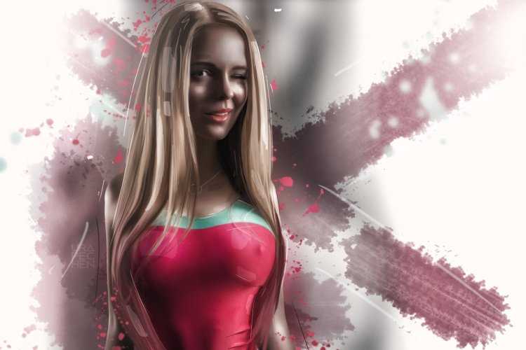 Живые обои на андроид девушки