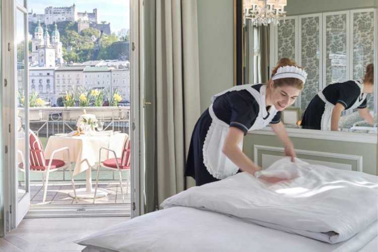 Уборка номера в гостинице