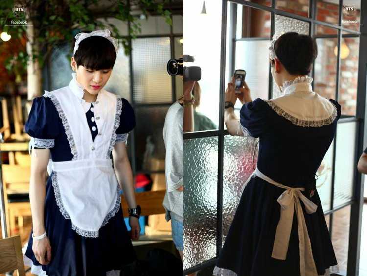 BTS Шуга горничная