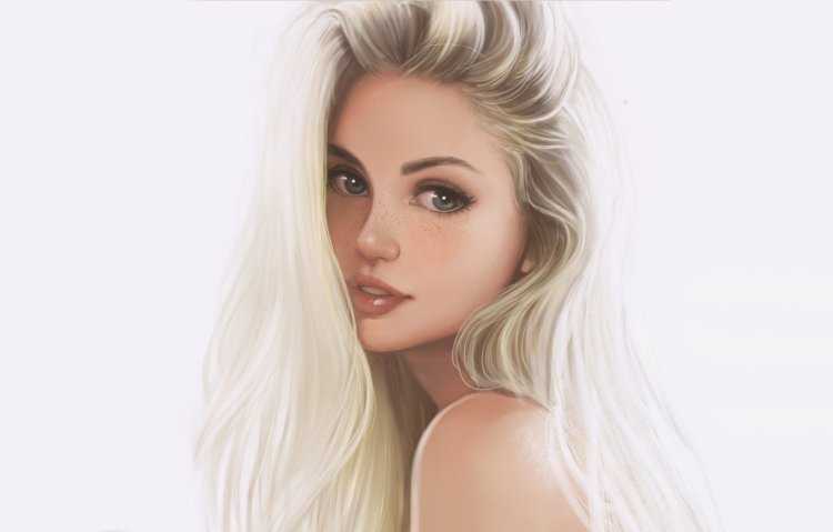 Девушка рисунок