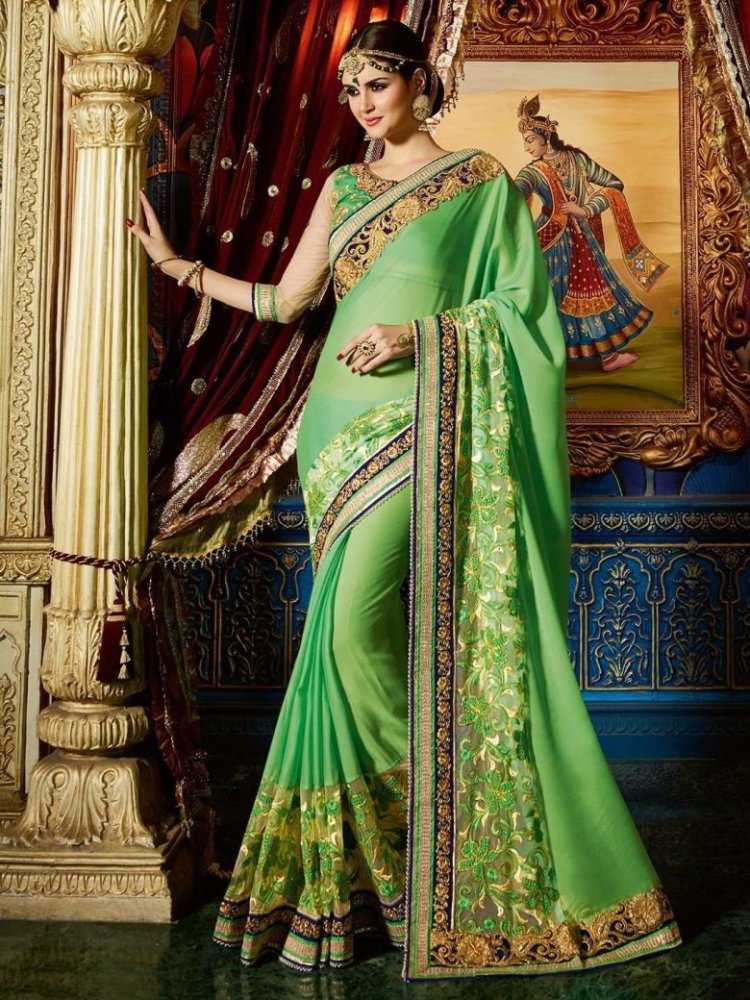 Сари креп-шелк