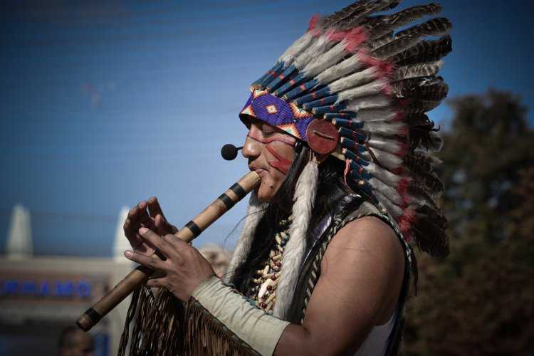 Полет кондора и индеец