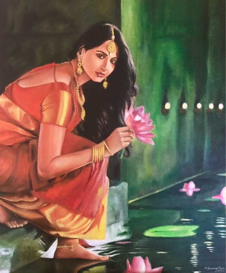 Индийская живопись Сари