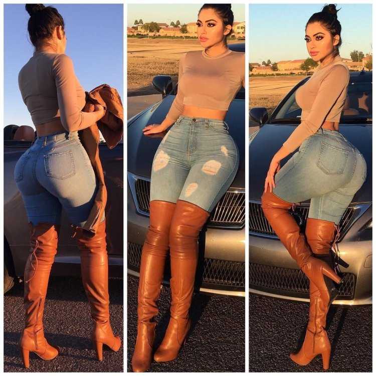 Jailyne Ojeda в джинсах