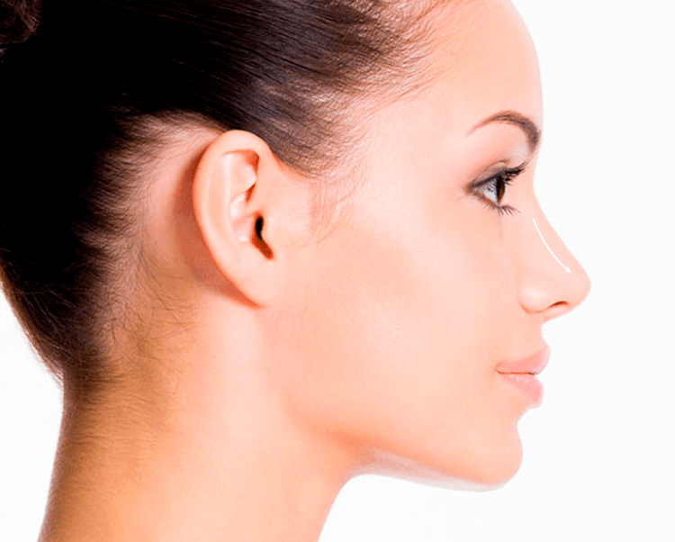 Женщина в профиль