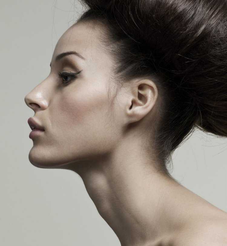 Лицо в профиль референс