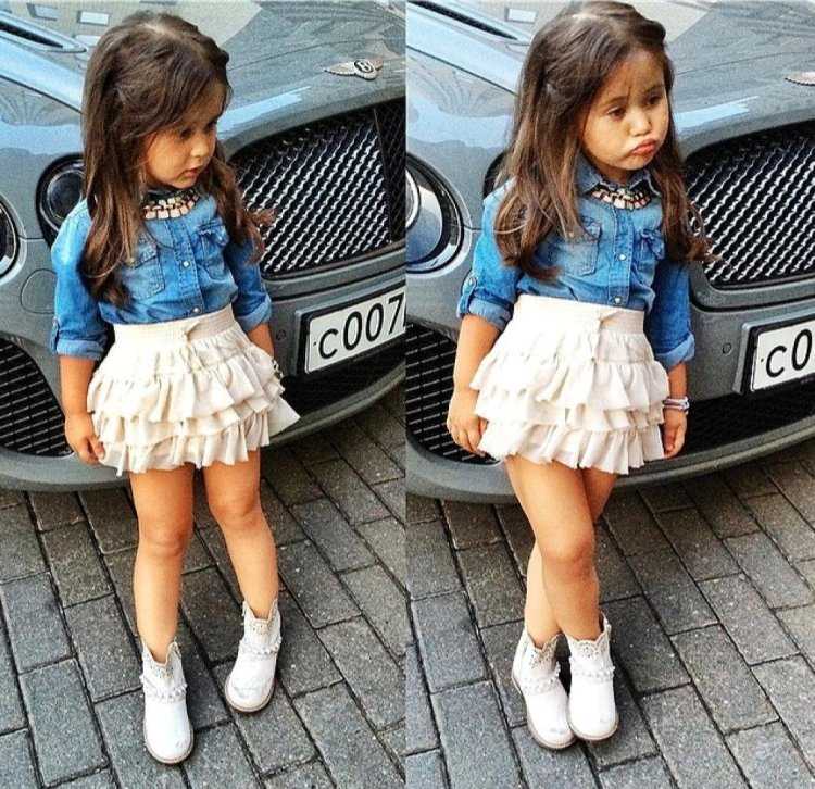 Оксана Самойлова и Ариела маленькая