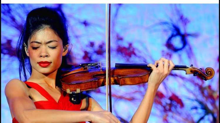 Известная скрипачка Ванесса Мэй