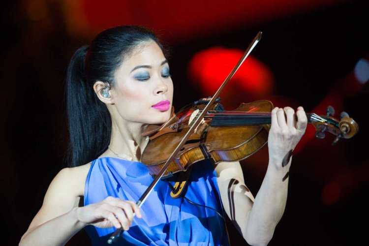 Скрипачка Ванесса Мэй