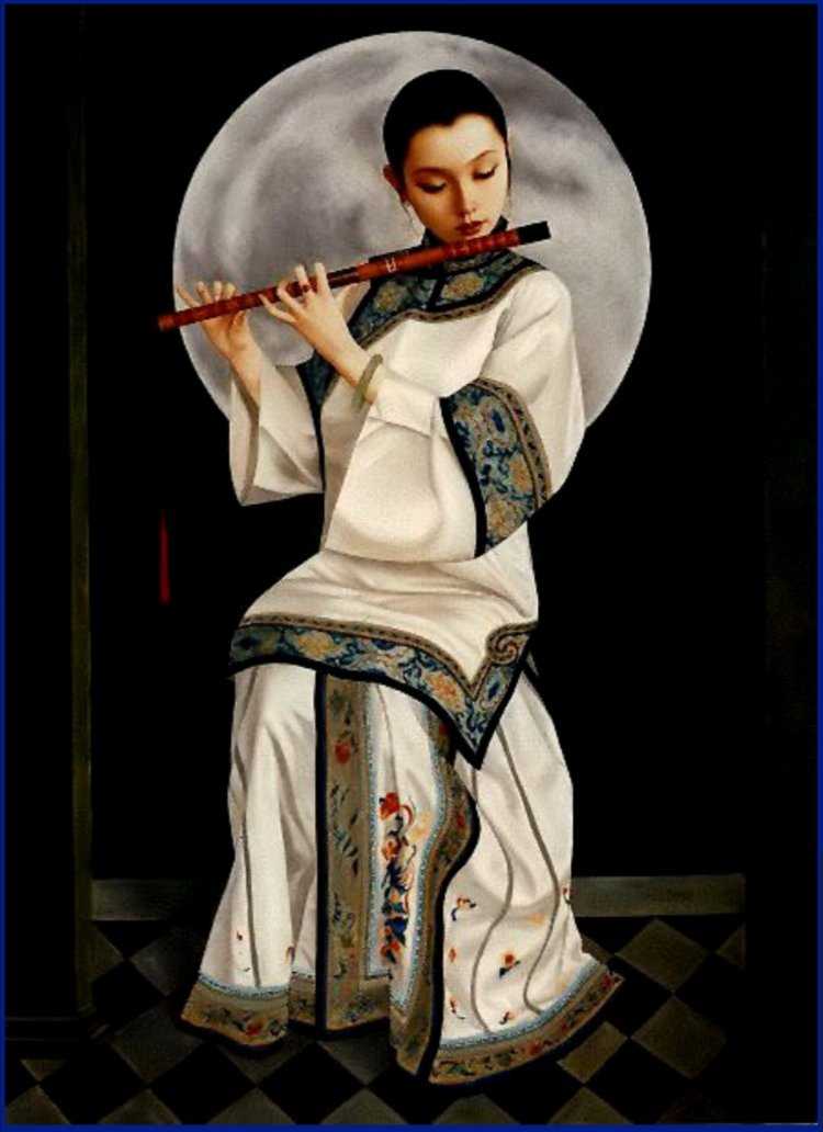 Китаянка с флейтой
