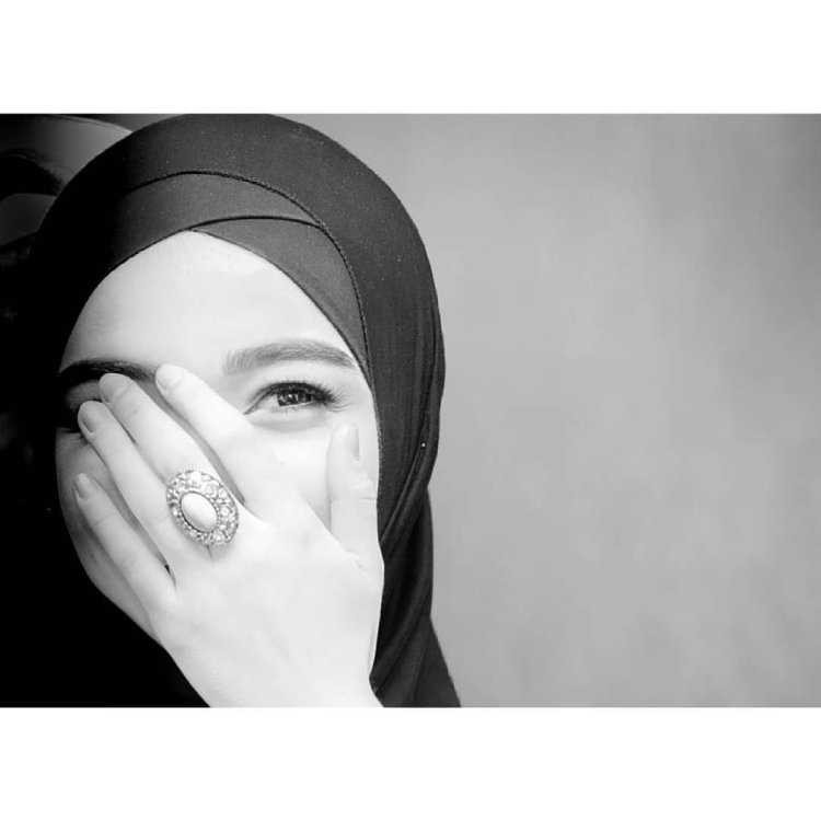 Хиджаб с очками