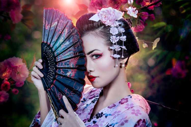 Фотосессия в стиле гейши