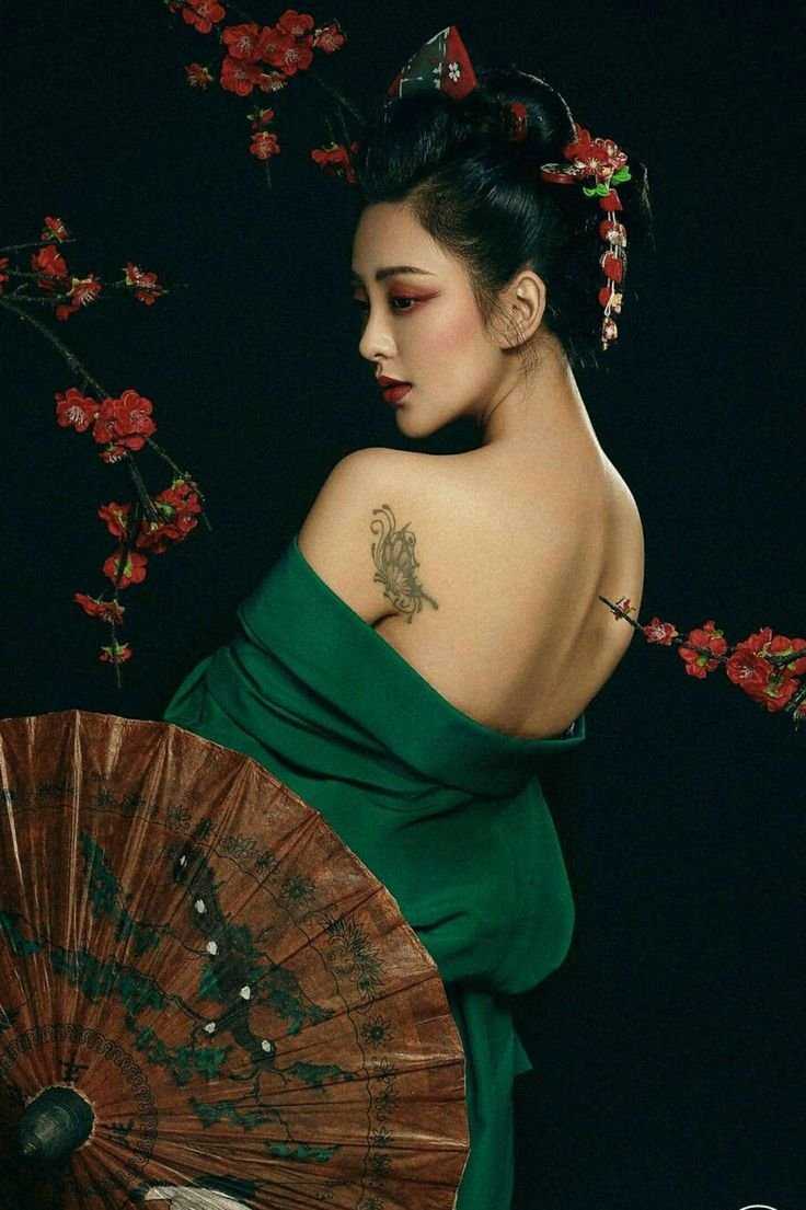 Гейша Японии референс.