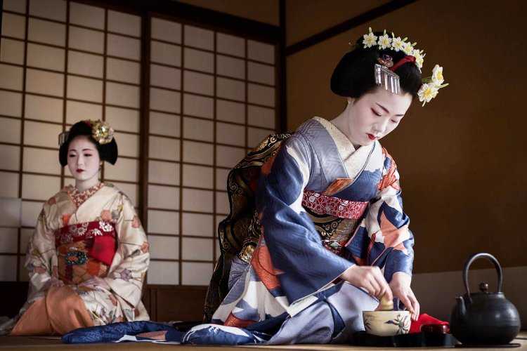 Чайная церемония в Японии гейши