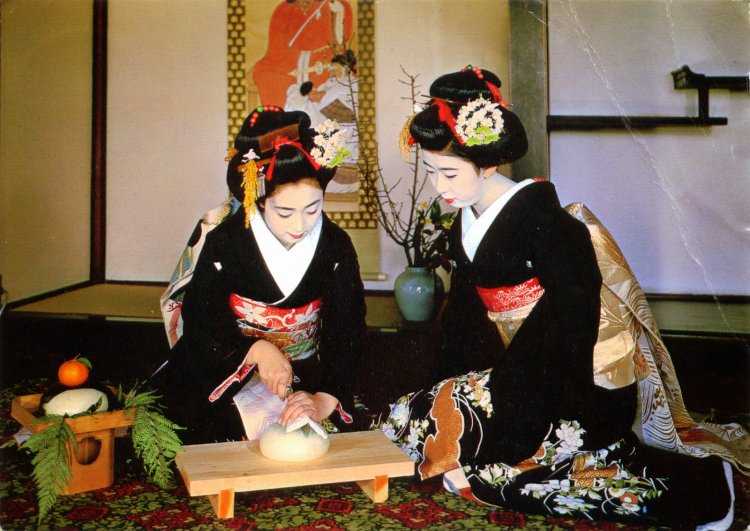 Чайная церемония в Японии гейши