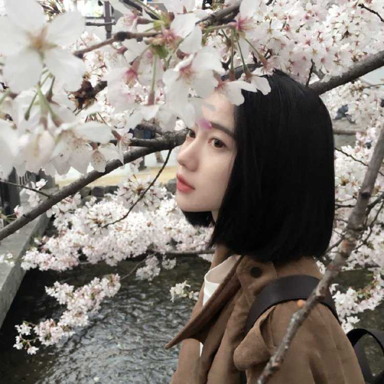 Кореянка с цветами