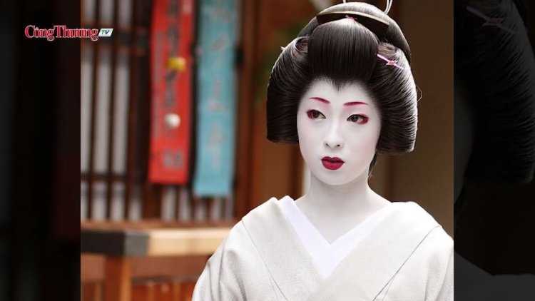 Гейши в Японии макияж