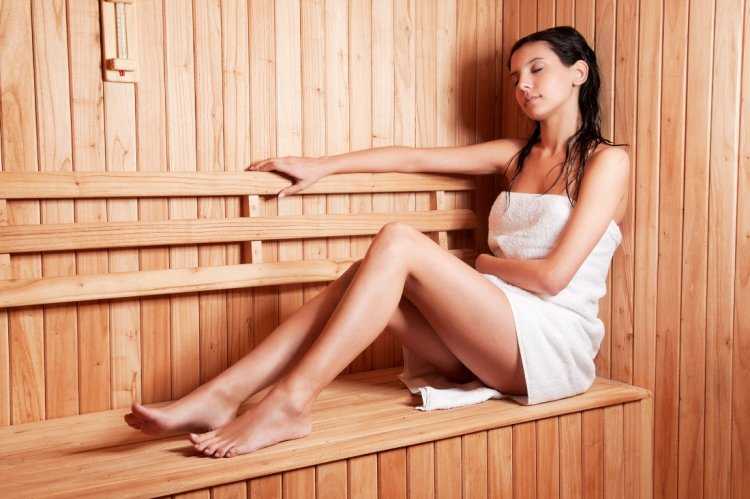 Красивые женщины в бане