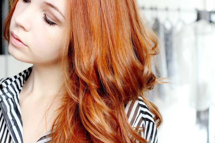 Шатуш окрашивание на рыжие волосы