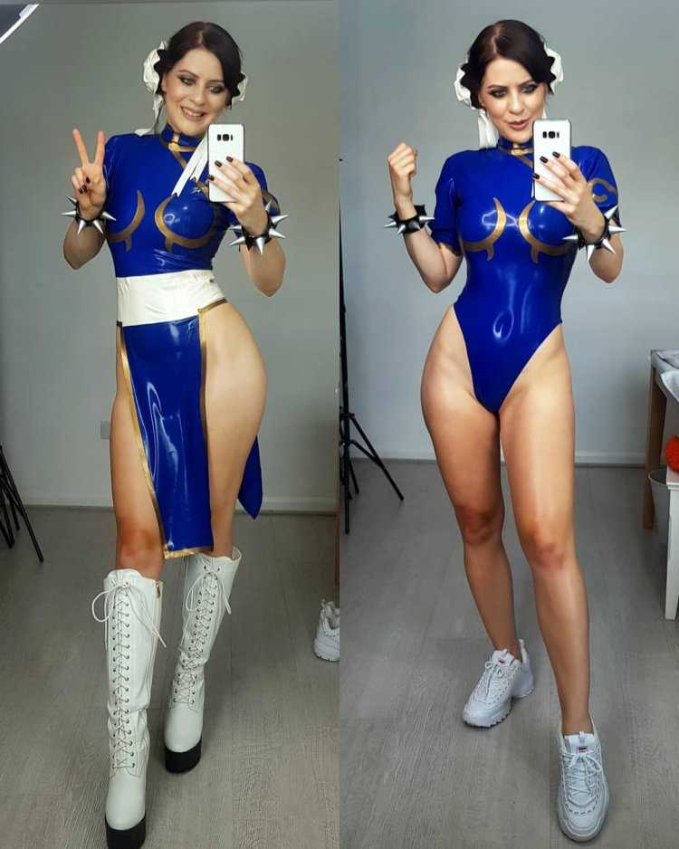 Косплей на Чун ли Геншин