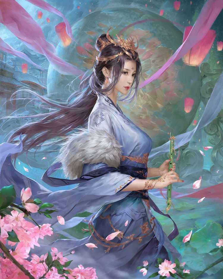Xianxia фэнтези Art