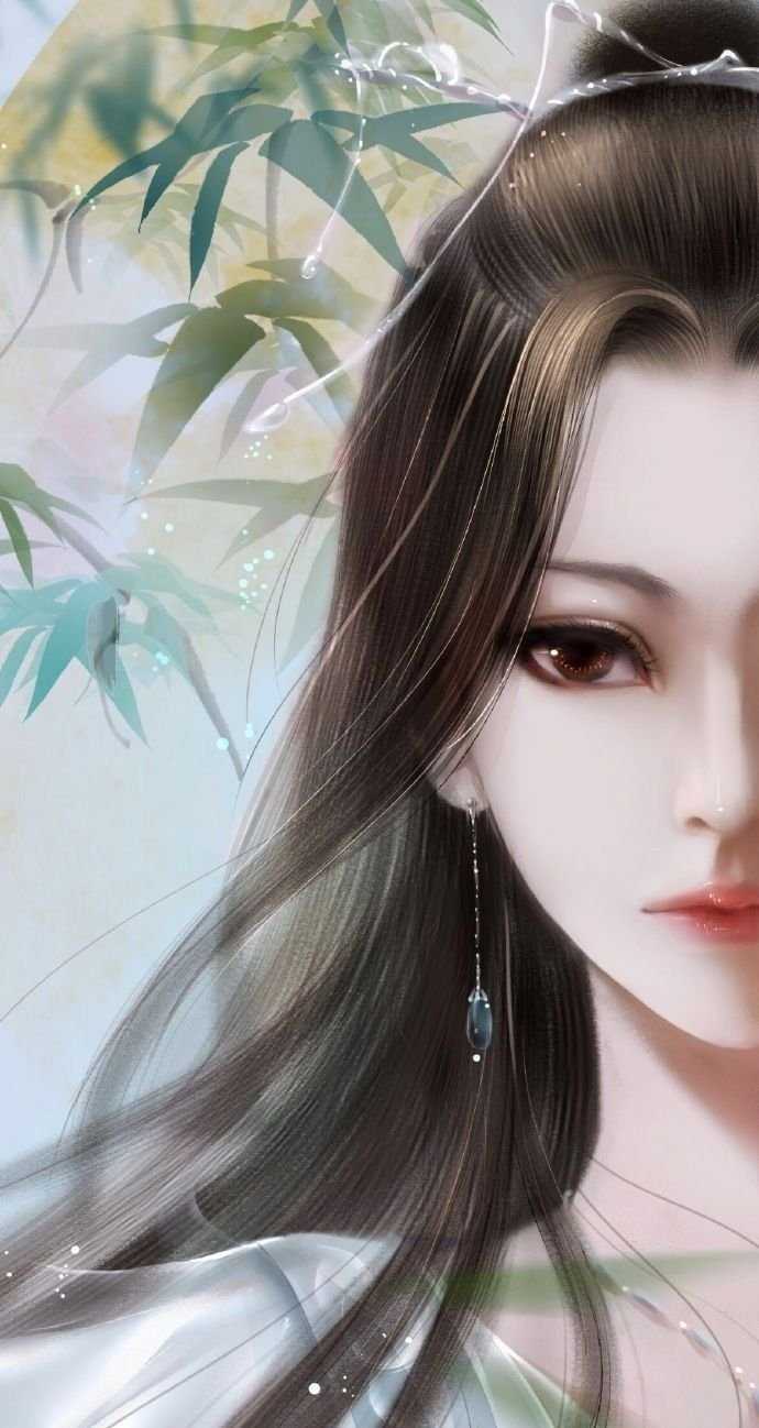 Китайская девушка арт