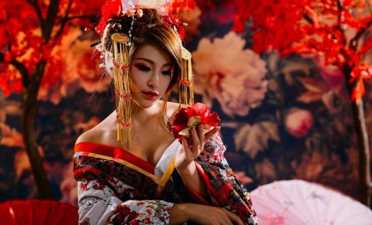 Фотосессия в стиле гейши