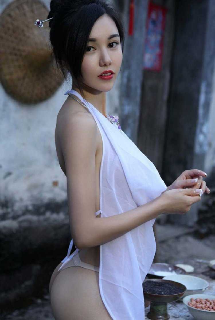 Ханьфу прическа