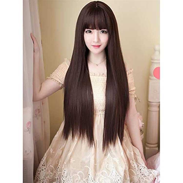 Японки с челкой и длинными волосами